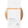 Image de Transparent Lab Mineral Tinted Sunscreen Medium SPF50 100 ml   Crème solaire 100% minérale à base d'oxyde de zinc, de peptides et de collagène, teinte légère, protection UVA/UVB et lumière bleue