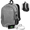 Image de SUBBLIM Sac à Dos pour Portable et Tablette avec Sortie USB Mochila para Portátil Urban Lock Backpack 16" Grey