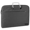 Image de SUBBLIM Étui pour Ordinateur Portable Business, 15,6 Pouces avec Poche pour Accessoires, poignée métallique rétractable, imperméable à l'eau, avec Sangle d'épaule, Gris