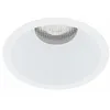 Image de BENEITO FAURE Meuble spot rond à encastrer LUK 1 x GU10 en aluminium, couleur blanche