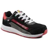 Image de Abarth Homme A595 Chaussures de Chantier, 93-ZWART/Rood, 44 EU