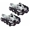 Image de ZERAY ZP-101Z / Pédales VTT, BMX, Urban... double face plate-forme et automatiques avec cales SPD et réflecteurs optionnels