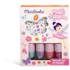 Image de MARTINELIA - Set Manucure Fée et Papillon pour Enfant - 4 Vernis à Ongles Colorés Bleu, Violet, Rose & Orange et Stickers Nail Art Pour Fille - Vernis à Ongles à base d'Eau - Non Toxique