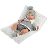 Image de Muñecas Guca Reborn Alex Pull et culotte à carreaux 46 cm