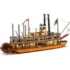 Image de Artesanía Latina - Maquette de Bateau en Bois - Bateau à Vapeur Américain, King of the Mississippi - Modèle 20515, Échelle 1:80 - Modèles Réduits à Assembler - Niveau Avancé