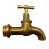 Image de Robinet de jardin extérieur 1/2" - Robinet de jardin style rétro en laiton avec fermeture de solète par serrage - Robinet mural réglable - Température maximale de 90 °C