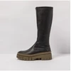 Image de Art pour femme. 1195611UK003_001 Bottes en cuir 1956 Nappa noir, b urdeos (42), Plat, Fermeture éclair, Casuel