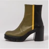 Image de Art pour femme. 1197411VJ003_0MU Bottines en cuir nappa multicolore 1974 - Hauteur du talon : 9cm (41), 8 à 10 cm, Fermeture éclair, Casuel