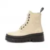 Image de Art pour femme. 1195313ZZ003_020 Bottines en cuir 1953 Amberes beige (36), Plat, Lacets, Casuel