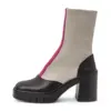 Image de Art pour femme. 1197311LR003_001 Bottines 1973 beige (40), 8 à 10 cm, Fermeture éclair, Casuel