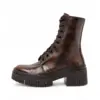 Image de Art pour femme. 1137513E6003_012 Bottines en cuir 1375 York marron (38), 3 à 5 cm, Fermeture éclair, Casuel