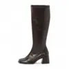 Image de Art pour femme. 117081101003_001 Bottes Elder noires (36), Cuir, 8 à 10 cm, Fermeture éclair, Casuel