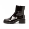 Image de Art pour femme. 112841201003_001 Bottines en cuir 1284 Warsaw noir (39), 3 à 5 cm, Fermeture éclair, Casuel