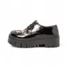 Image de Art pour femme. 1176511FL003_0MU Chaussures en cuir 1765 Leeds noir (38), 5 à 8 cm, Lacets, Casuel