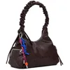 Image de Desigual sac à épaule Montville Half Logo Shoulder Bag Chocolate marron foncé