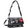 Image de Desigual sac à épaule bandoulière Wow Murano Crossbody Bag Black noir