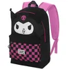 Image de Sanrio Kuromi Chess-Sac à Dos HS Fan 2.2, Noir, 31 x 44 cm, Capacité 24 L