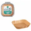 Image de Best Products Green Papier pour friteuse sans huile 730226 carré 50 unités 16 x 16 cm