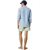 Image de SILBON Maillot de bain miniraquettes pour homme, bleu aqua, XXL