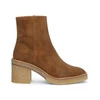 Image de Alpe pour femme. 262611 Janis - Bottines en cuir marron (37), 5 à 8 cm, Fermeture éclair, Casuel