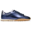Image de HOFF pour femme. 22561014 Bridge Metallics Leather Sneakers blue (39), Cuir, Bleu, Plat, Lacets, Casuel