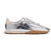 Image de HOFF pour femme. 22661403 Bridge Fl Baskets en cuir argenté (39), Plat, Lacets, Casuel