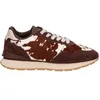 Image de Baskets pour femme modèle City en cheval tacheté et daim marron   City W Print Brown 36, marron, 40 EU