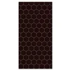 Image de Panorama Tapis du Sol Allée - Différentes Tailles - (Mosaïque Hexagones Noir 60x200 cm)