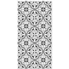 Image de Panorama Tapis Vinyle - Modèle Carreaux Ciments Fleur Gris 80x300 cm - Différentes Tailles - Deco Maison, Cuisine, Chambre et Exterieur