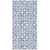 Image de Panorama Tapis Vinyle - Modèle Carreaux Ciments Géométrique Bleu 60x110 cm - Différentes Tailles - Deco Maison, Cuisine, Chambre et Exterieur