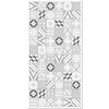 Image de Panorama Tapis Vinyle - Modèle Carreaux Ciments Love Gris 40x80 cm - Différentes Tailles - Deco Maison, Cuisine, Chambre et Exterieur