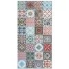 Image de Panorama Tapis Vinyle - Modèle Carreaux Ciments Nijar Multicolore 80x200 cm - Différentes Tailles - Deco Maison, Cuisine, Chambre et Exterieur