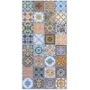 Image de Panorama Tapis Vinyle - Modèle Carreaux Ciments Nijar Original 200x200 cm - Différentes Tailles - Deco Maison, Cuisine, Chambre et Exterieur