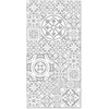Image de Panorama Tapis Vinyle - Modèle Carreaux Ciments Talavera Gris 40x80 cm - Différentes Tailles - Deco Maison, Cuisine, Chambre et Exterieur