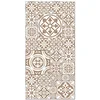 Image de Panorama Tapis Vinyle - Modèle Carreaux Ciments Talavera Brun 60x200 cm - Différentes Tailles - Deco Maison, Cuisine, Chambre et Exterieur