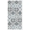 Image de Panorama Tapis Vinyle - Modèle Carreaux Ciments Triana Gris et Bleu 40x80 cm - Différentes Tailles - Deco Maison, Cuisine, Chambre et Exterieur
