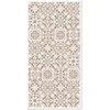 Image de Panorama Tapis Vinyle - Modèle Carreaux Ciments Triana Brun 40x80 cm - Différentes Tailles - Deco Maison, Cuisine, Chambre et Exterieur