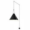 Image de LEDS-C4 Attic suspension conique décentrée noire