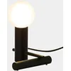 Image de Leds c4 Lampade da tavolo Nude Tiny E27 15 Nero