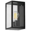 Image de Pristol Apliqiue Rectangular Para bombilla E27 en Color Negro