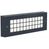 Image de Netz aplique exterior rectangular en luz led blanco cálido 3000K en color negro