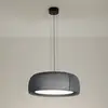 Image de LEDS-C4 Suspension LED Gong, gris, 3.000 K, Ø 61,2 cm, tissu