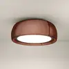 Image de LEDS-C4 Plafonnier LED Gong, brun, 2 700 K, Ø 61,2 cm