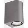 Image de LEDS-C4 Applique d'extérieur Eko Single, gris, largeur 7 cm, aluminium