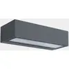 Image de LEDS-C4 Applique d'extérieur LED Nemesis, gris, largeur 19,5 cm