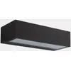 Image de LEDS-C4 Applique d'extérieur LED Nemesis, brun, largeur 19,5 cm