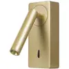 Image de Applique murale LED Forlight Colo, doré, aluminium, hauteur 14 cm