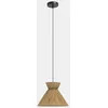 Image de Dama lampara colgante en negro para bombilla E27