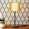 Image de Forlight lampe de table Viva, marron clair, bois/métal, hauteur 49 cm