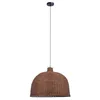 Image de Cortic lampara colgante de rattan natural para bombilla E27